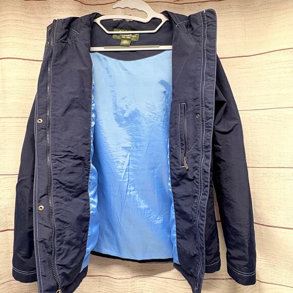 Eddie Bauer Blue WeatherEdge Lined Hooded Jacket size L - Picture 5 of 10